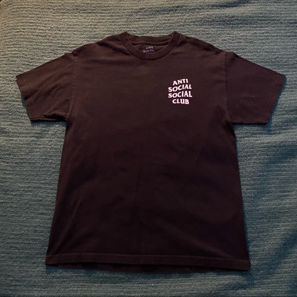 Anti Social Social Club KKoch Black Tee Large - Picture 1 of 4